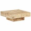 vidaXL Konferenčn&yacute; stol&iacute;k 80x80x28 cm mas&iacute;vne mangovn&iacute;kov&eacute; drevo