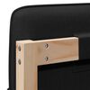 vidaXL Čal&uacute;nen&eacute; čelo postele s čelnou doskou Hned&aacute; a čierna 200 cm