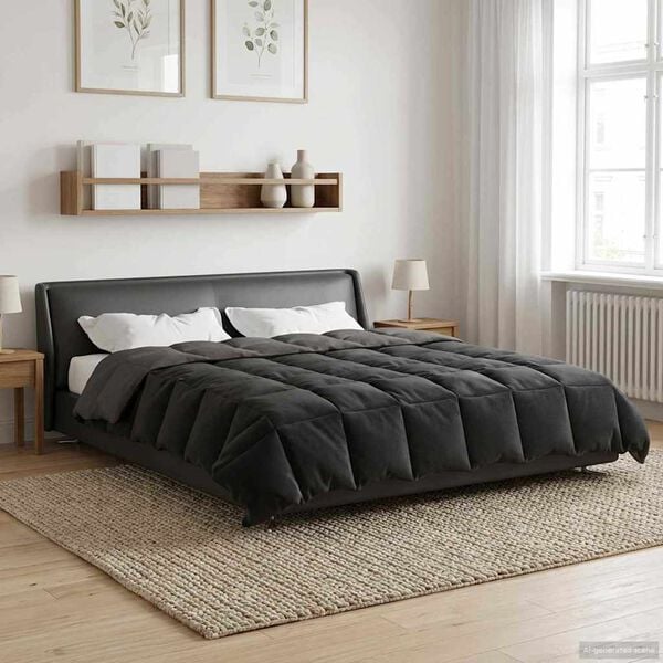 vidaXL Prikr&yacute;vka na cel&yacute; rok Svetlosiv&aacute; 200 x 240 cm Mikrovl&aacute;kno