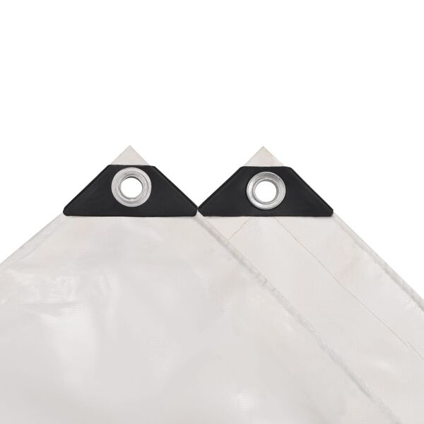 vidaXL Celta 650 g/m&sup2;, 3x6 m, biela