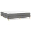 vidaXL Posteľn&yacute; r&aacute;m s boxspringom tmavosiv&aacute; 160x200 cm l&aacute;tka