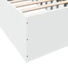 vidaXL Posteľný rám biely 75x190 cm kompozitné drevo