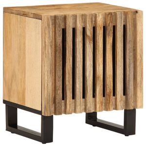vidaXL Nočn&yacute; stol&iacute;k 40x34x46 cm surov&eacute; mas&iacute;vne mango