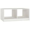 vidaXL Konferenčn&yacute; stol&iacute;k biely 75x50x33,5 cm borovicov&yacute; mas&iacute;v