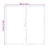 vidaXL Priehľadn&aacute; plachta s okami 5x8 m PVC