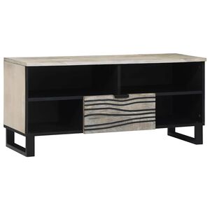 vidaXL TV jednotky 105 x 33 x 46 cm Biela Kompozitn&eacute; drevo