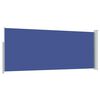 vidaXL Zaťahovacia bočná markíza 120 x 300 cm modrá