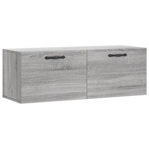 vidaXL N&aacute;stenn&aacute; skrinka siv&aacute; sonoma 100x36,5x35 cm kompozitn&eacute; drevo