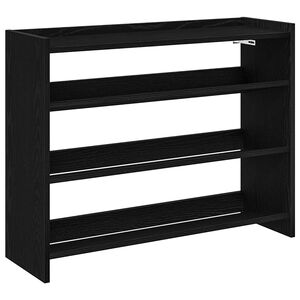 vidaXL Reg&aacute;l na top&aacute;nky čierny 80x25x62 cm spracovan&eacute; drevo
