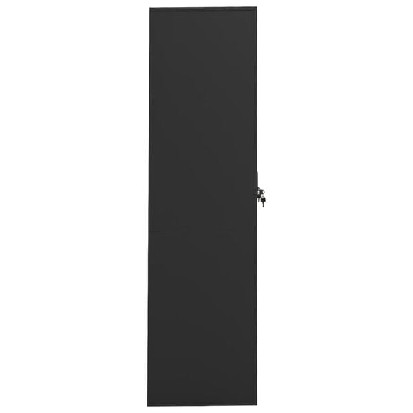 vidaXL &Scaron;atn&iacute;k antracitov&yacute; 80x50x180 cm oceľov&yacute;