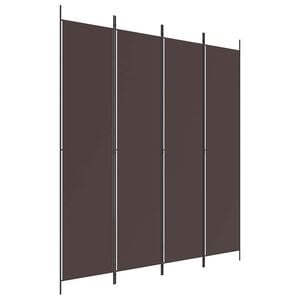 vidaXL 4-panelov&yacute; parav&aacute;n hned&yacute; 200x220 cm l&aacute;tkov&yacute;
