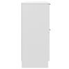 vidaXL Komoda biela 30x30x70 cm spracované drevo