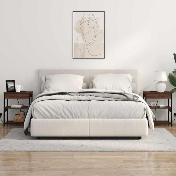 vidaXL Nočn&yacute; stol&iacute;k 2 pcs Hned&yacute; dub 41 x 31 x 51 cm Kompozitn&eacute; drevo