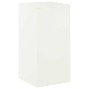 vidaXL Stojan na rastliny Biela 40 x 40 x 80 cm Oceľ