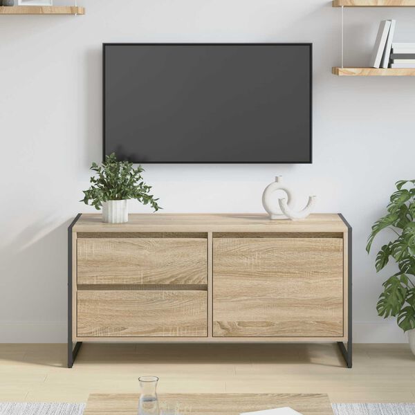 vidaXL TV skrinka Sonoma 100 x 36 x 49.5 cm Kompozitn&eacute; drevo