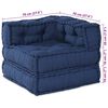 vidaXL Modulárna pohovka 2 pcs Indigo 140 x 70 x 56 cm látka