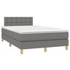 vidaXL Boxspring posteľ s matracom tmavosiv&yacute; 120x200 cm l&aacute;tka