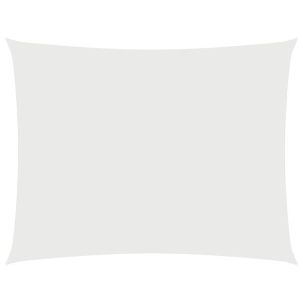 vidaXL Tieniaca plachta oxfordská látka obdĺžniková 2x3,5m biela