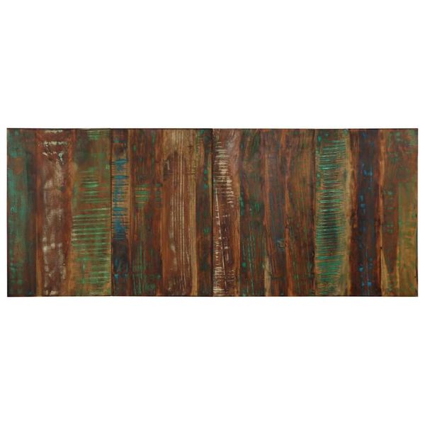 vidaXL Čelo postele Viacfarebn&eacute; 200 cm Rekultivovan&eacute; mas&iacute;vne drevo