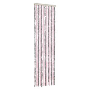 vidaXL Z&aacute;ves proti hmyzu strieborno-siv&yacute; a ružov&yacute; 56x200 cm ženilka