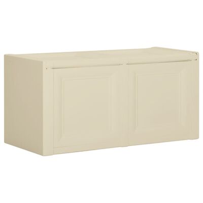vidaXL Box na podložky, angorská biela 86x40x42 cm, 85 l