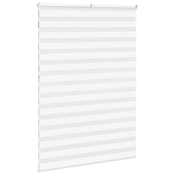 vidaXL Zebra roleta biela 165x230 cm &scaron;&iacute;rka l&aacute;tky 160,9cm polyester