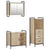 vidaXL Set kabinetov do k&uacute;peľne 3 ks Dub sonoma 40 x 36 x 109,5 cm