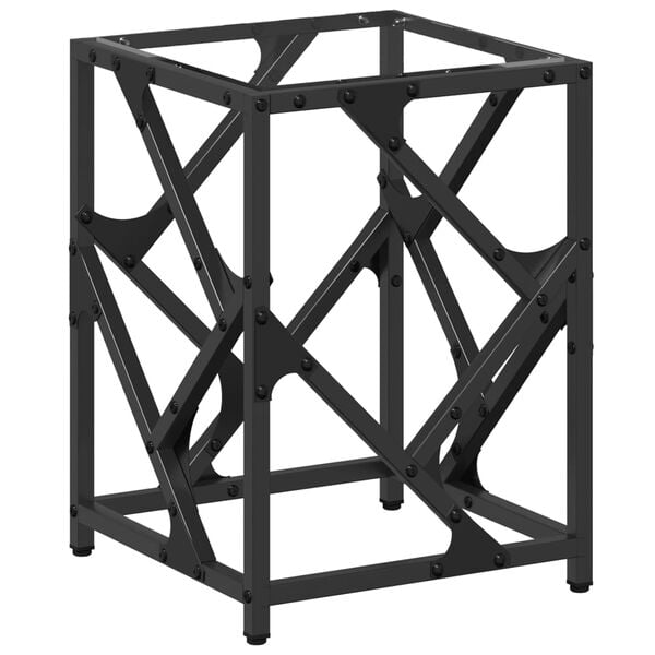 vidaXL Konferenčn&yacute; stol&iacute;k priehľadn&aacute; sklenen&aacute; doska 30x30x41 cm oceľ