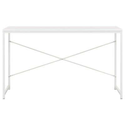 vidaXL Počítačový stôl biely 120x60x70 cm