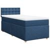 vidaXL Boxspring posteľ s matracom modr&aacute; 100x200 cm l&aacute;tka