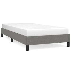 vidaXL Posteľ bez matraca tmavosiv&aacute; 80x200 cm l&aacute;tka