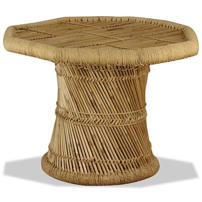 vidaXL Konferenčný stolík, bambus, osemuholník 60x60x45 cm