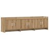 vidaXL TV skrinka 168 x 33 x 47 cm Dub artisan Kompozitn&eacute; drevo
