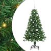 vidaXL Umel&yacute; vianočn&yacute; stromček Zelen&aacute; 150 cm PVC a Oceľ a Plast