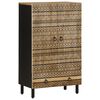 vidaXL Highboard 60x33,5x100 cm Mas&iacute;vne hrub&eacute; drevo Mango
