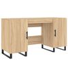 vidaXL St&ocirc;l dub somoma 140x50x75 cm kompozitn&eacute; drevo