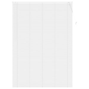 vidaXL Žal&uacute;zia Nastaviteľn&aacute; Biela 213 x 140 cm PVC