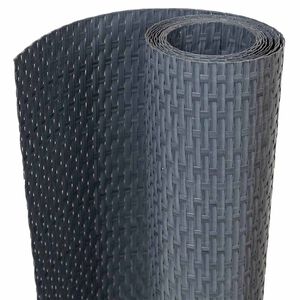 vidaXL Balk&oacute;nov&aacute; z&aacute;stena antracitov&aacute; 300x80 cm polyratan