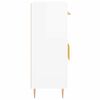 vidaXL Komoda lesklá biela 69,5x34x90 cm spracované drevo