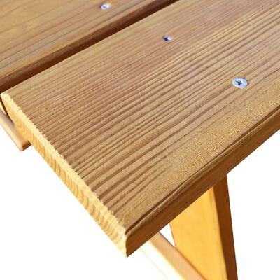 vidaXL Piknikový stôl s lavicami 150x184x80 cm, impregnovaná borovica
