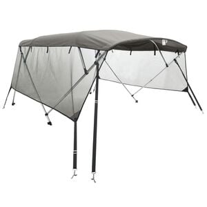 vidaXL Strie&scaron;ka Bimini so 4 obl&uacute;kmi a stenami 243x(170-182)x137 cm