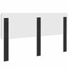 vidaXL Zadn&eacute; čelo Čierny dub 200 cm Kompozitn&eacute; drevo