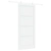 vidaXL Posuvn&eacute; dvere 93 x 211 cm Kompozitn&eacute; drevo Biela