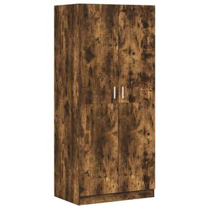 vidaXL &Scaron;atn&iacute;k tmav&yacute; dub 80x52x180 cm spracovan&eacute; drevo