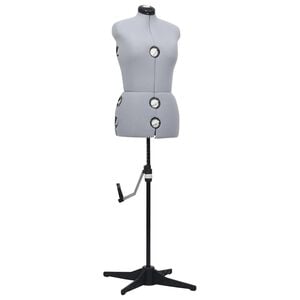 vidaXL Nastaviteľn&aacute; figur&iacute;na na &scaron;aty pre ženy siv&aacute; veľkosť M 40-46