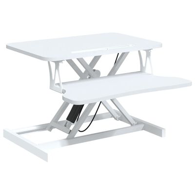 vidaXL Nastaviteľný pracovný stôl 60x40x(13-41,5) cm oceľ a spr. drevo