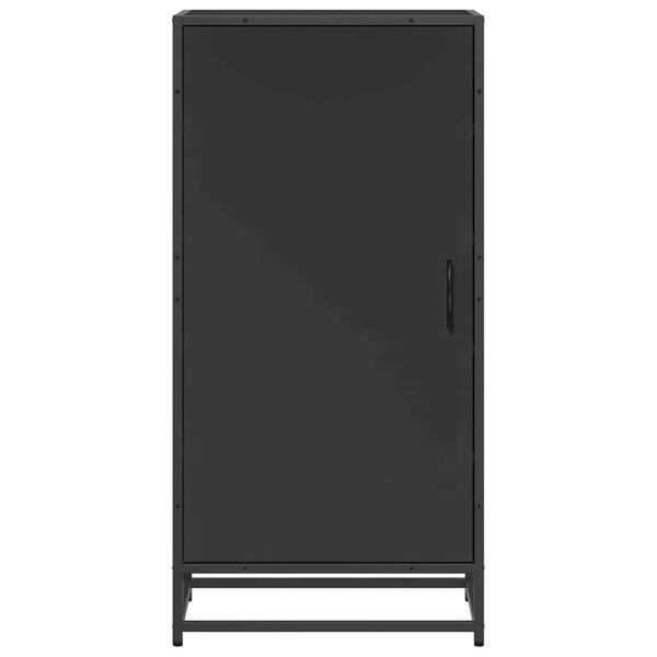 vidaXL Regál na topánky čierna 48x38x97,5 cm spracované drevo