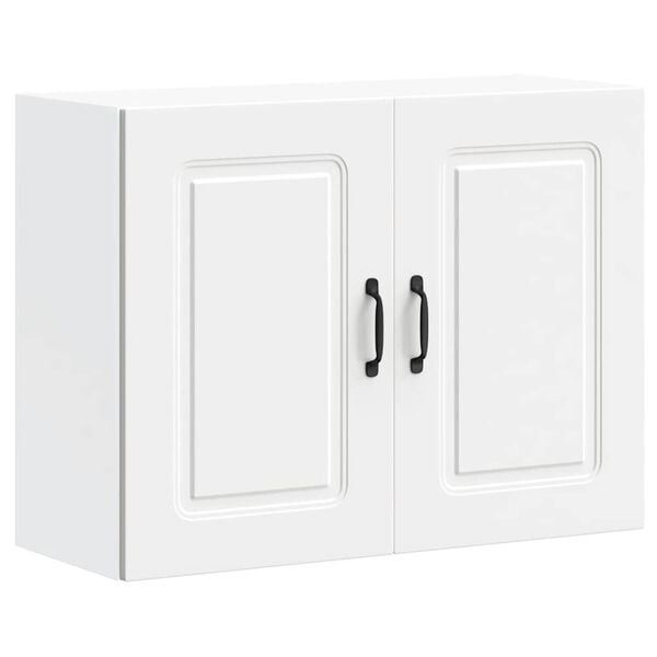 vidaXL Kuchynsk&aacute; n&aacute;stenn&aacute; skrinka Kalmar, biela, kompozitn&eacute; drevo