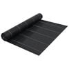 vidaXL Tkanina proti burine PP 1x25 m čierna