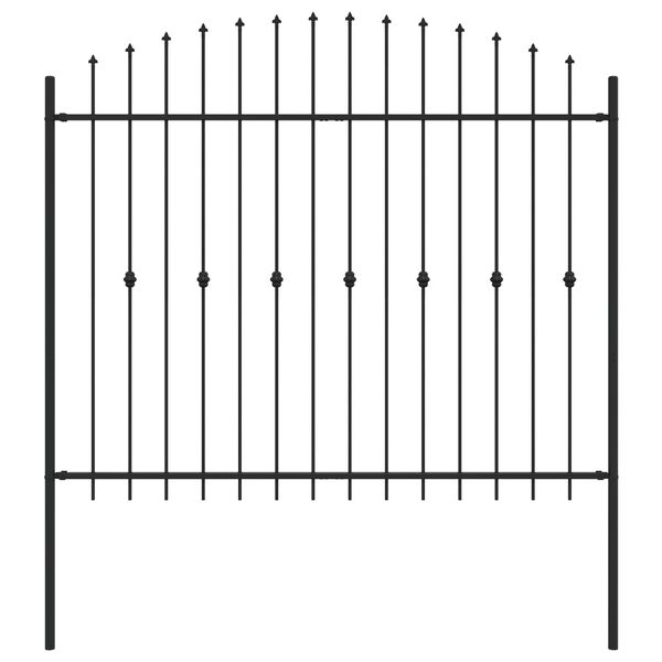 vidaXL Hrotov&aacute; br&aacute;na Čierna 200 x 200 cm